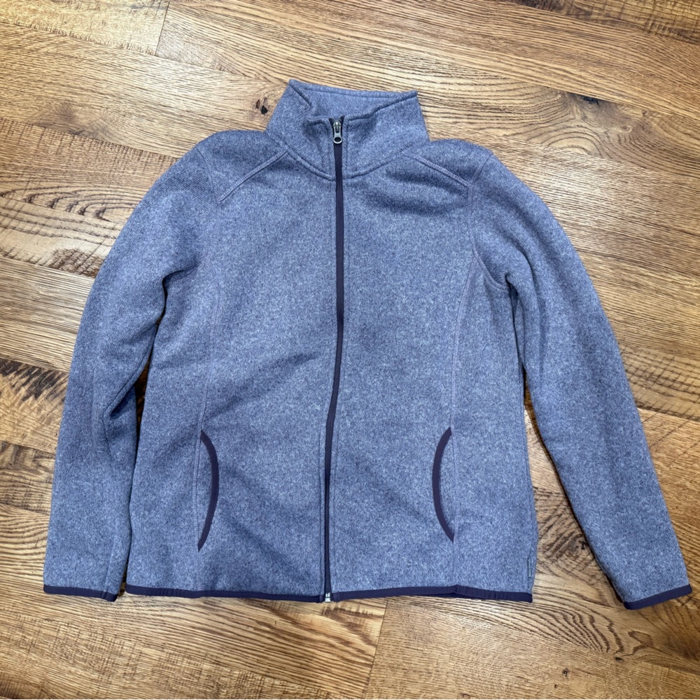 Eddie Bauer heather lavender Full-Zip Jacket. Women’s medium
